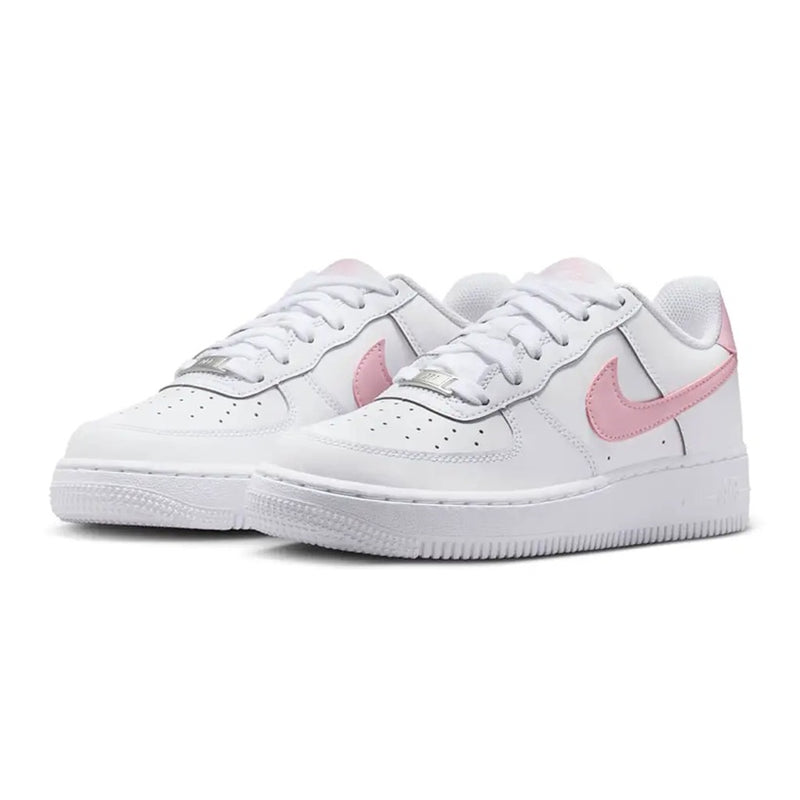 Big Kid's Air Force 1 White/Med Soft Pink-White (CT3839 115)