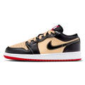 Big Kid's Air Jordan 1 Low SE "Pizza" Sesame/Black-Fire Red-White (HQ2016 200)