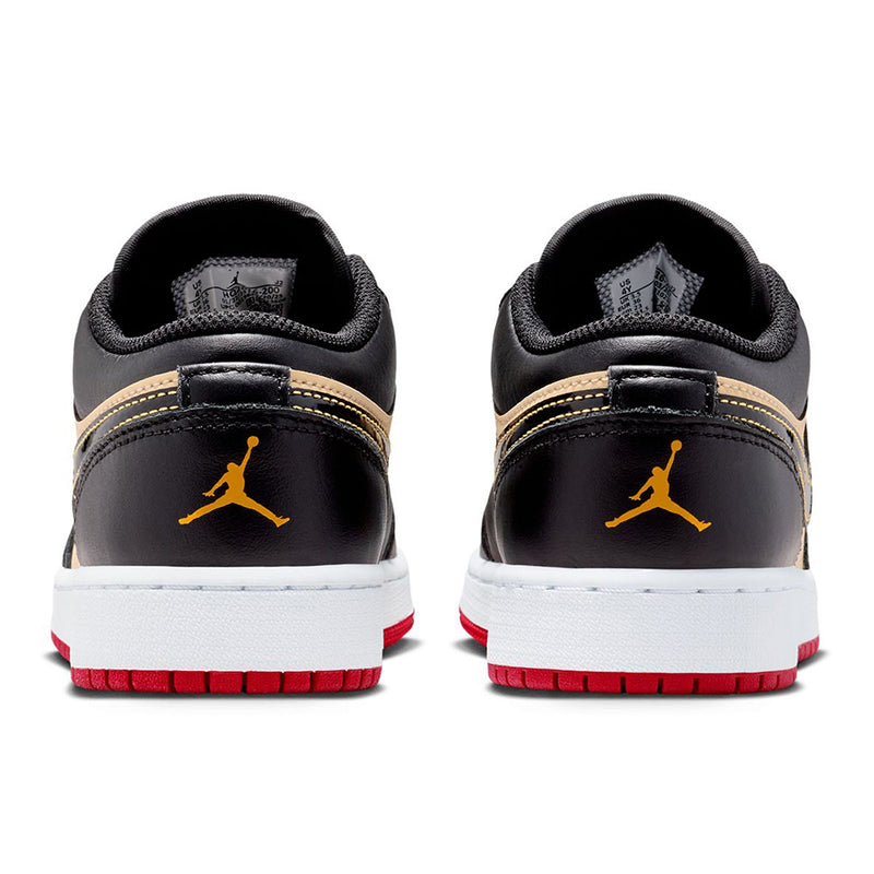 Big Kid's Air Jordan 1 Low SE "Pizza" Sesame/Black-Fire Red-White (HQ2016 200)