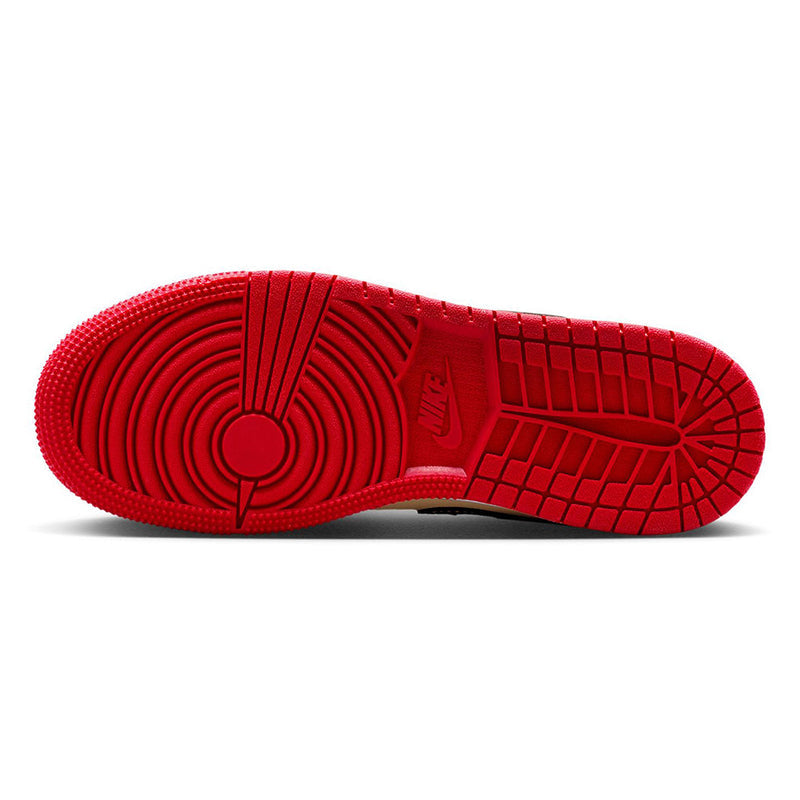 Big Kid's Air Jordan 1 Low SE "Pizza" Sesame/Black-Fire Red-White (HQ2016 200)