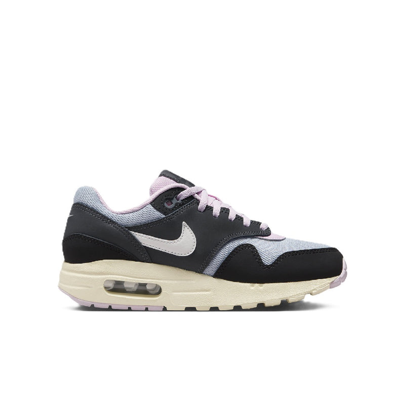 Big Kid's Air Max 1 Black/Summit White-Anthracite (DZ3307 004)