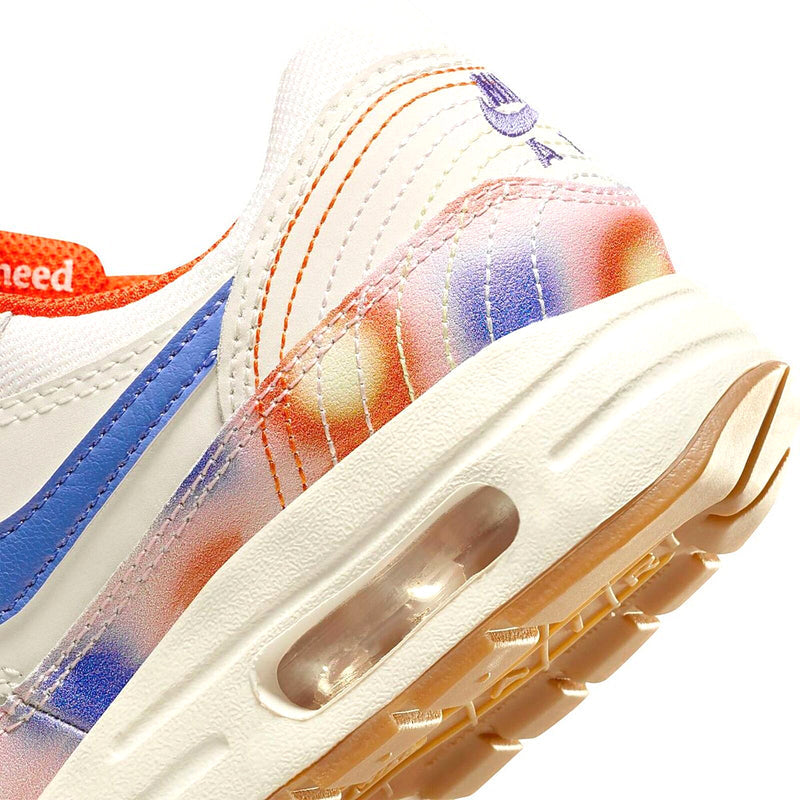 Big Kid's Air Max 1 Sail/Football Grey-Blue Joy (FN7287 100)