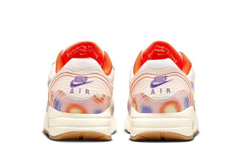 Big Kid's Air Max 1 Sail/Football Grey-Blue Joy (FN7287 100)