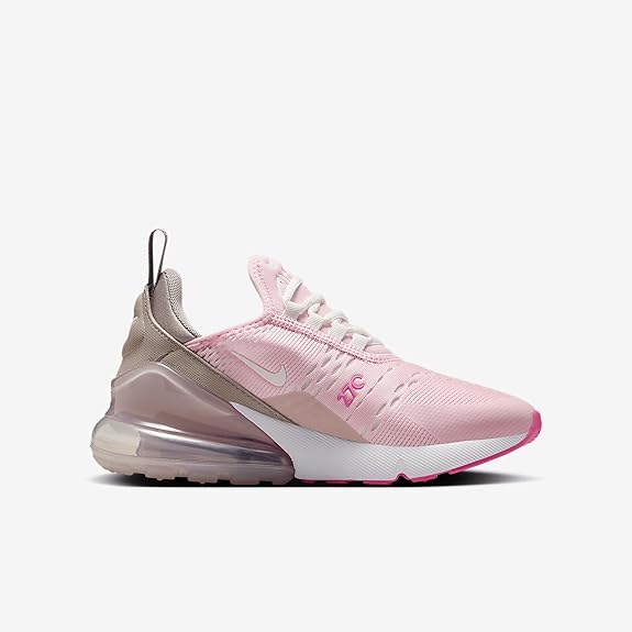Big Kid's Air Max 270 BG Pink Foam/Summit White (IB4435 663)