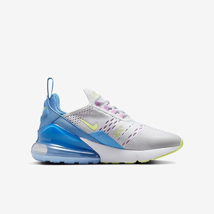 Big Kid's Air Max 270 BG Pure Platinum/LT Lemon Twist (IB4401 043)