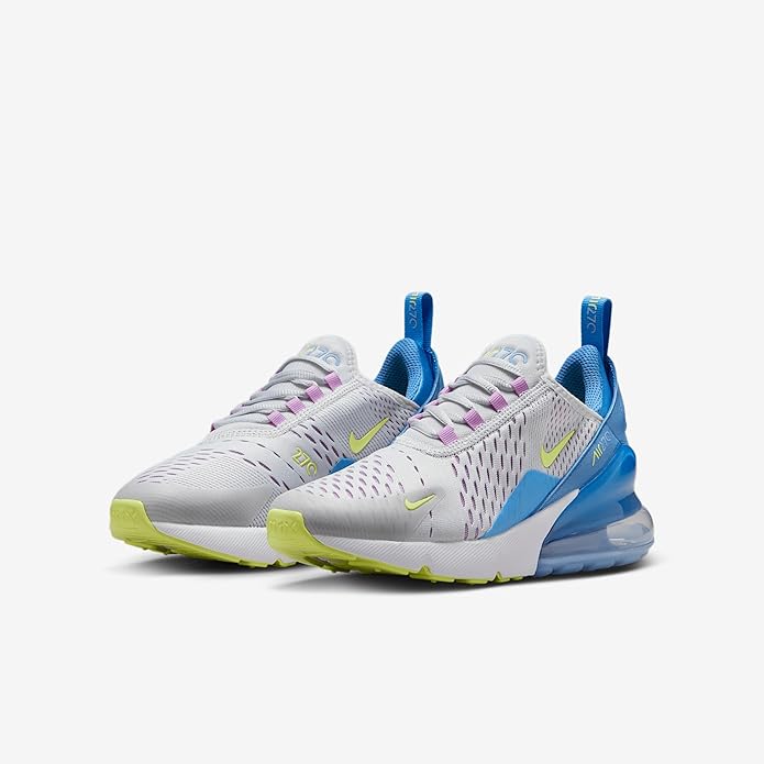 Big Kid's Air Max 270 BG Pure Platinum/LT Lemon Twist (IB4401 043)