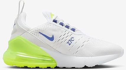 Big Kid's Air Max 270 BG White/Astronomy Blue-Volt (HJ9237 100)