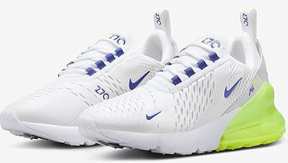 Big Kid's Air Max 270 BG White/Astronomy Blue-Volt (HJ9237 100)
