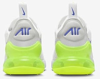 Big Kid's Air Max 270 BG White/Astronomy Blue-Volt (HJ9237 100)