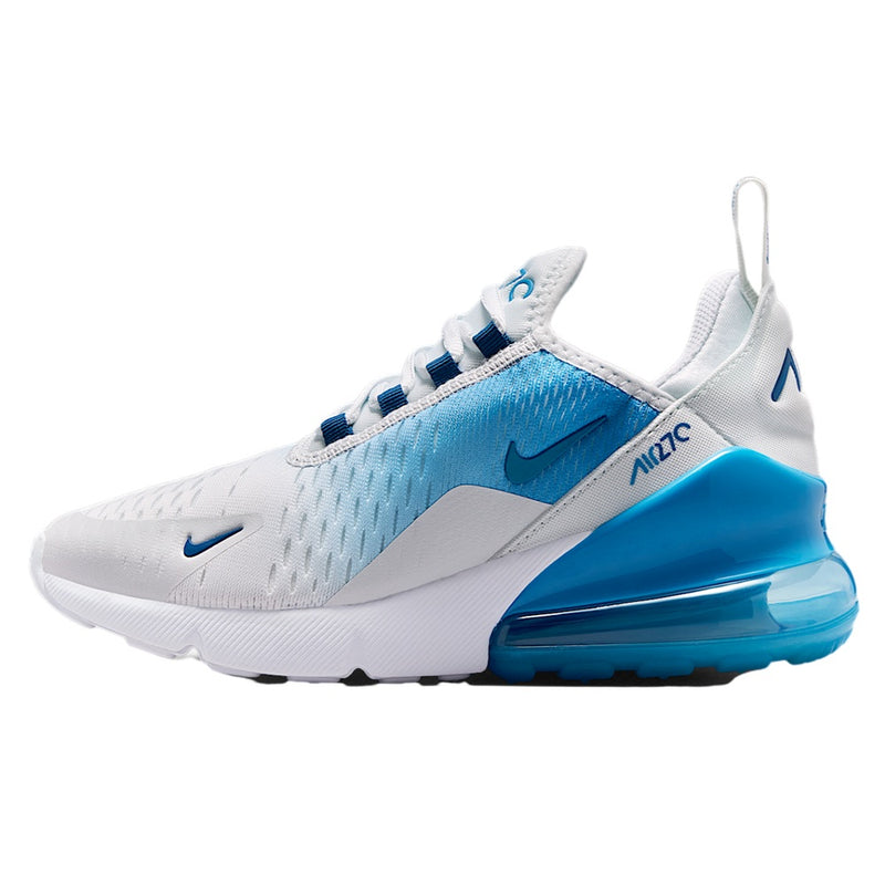 Big Kid's Air Max 270 Off White/Court Blue (943345 125)