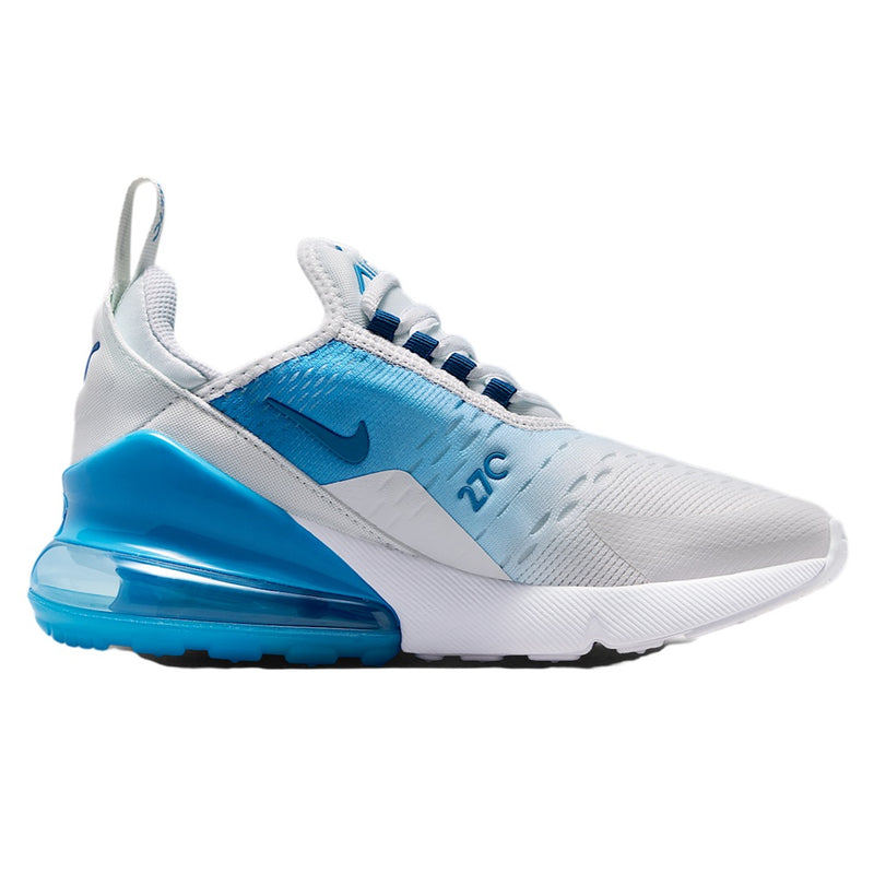 Big Kid's Air Max 270 Off White/Court Blue (943345 125)