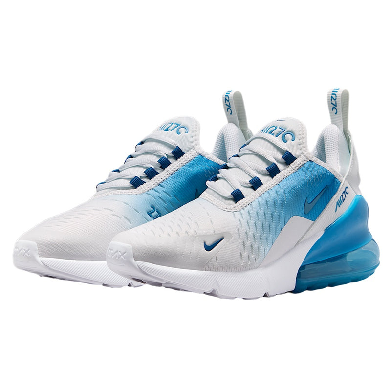 Big Kid's Air Max 270 Off White/Court Blue (943345 125)