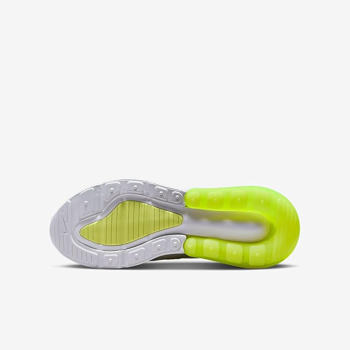 Big Kid's Air Max 270 White/Anthracite-Limelight (943345 123)