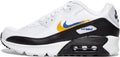 Big Kid's Air Max 90 GS NN White/Deep Royal Blue (FJ4592 100)