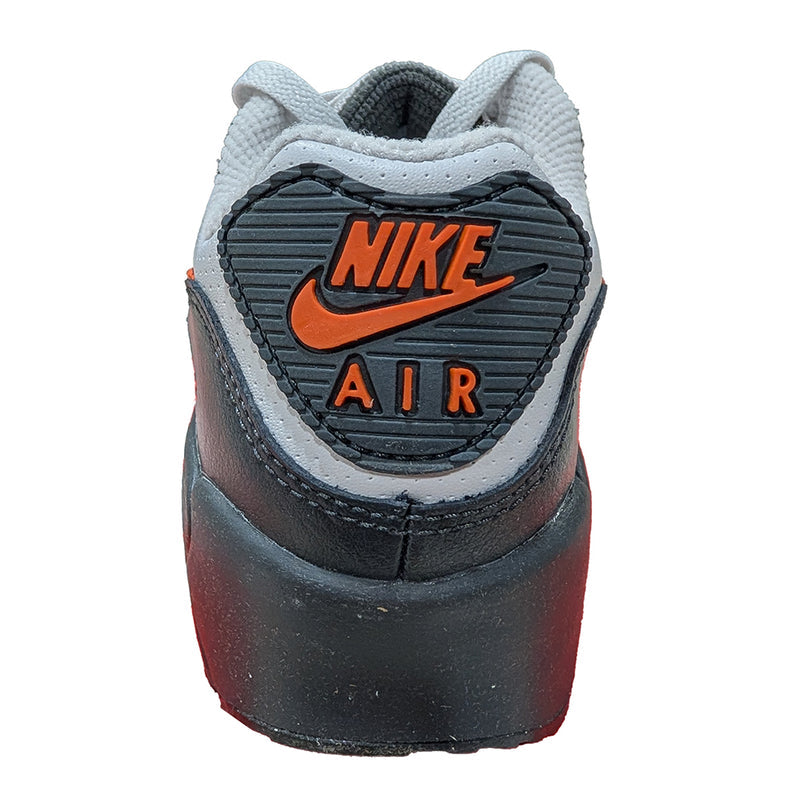Big Kid's Air Max 90 SE Vast Grey/Safety Orange (IF2623 003)