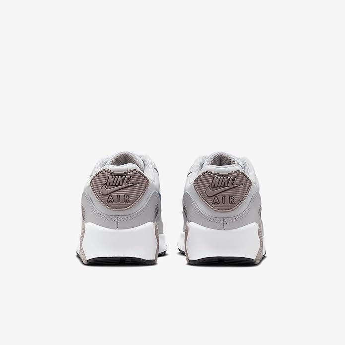 Big Kid's Air Max 90 White/Racer Blue-College Grey (HF6358 105)