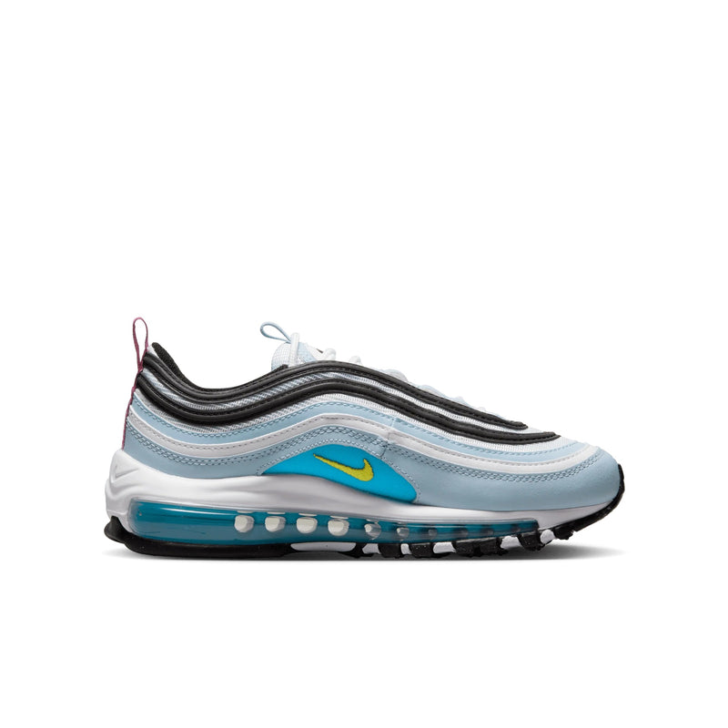 Big Kid's Air Max 97 Blue Whisper/Opti Yellow-White (921522 408)