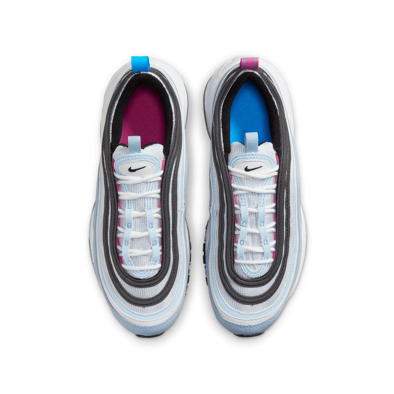 Big Kid's Air Max 97 Blue Whisper/Opti Yellow-White (921522 408)