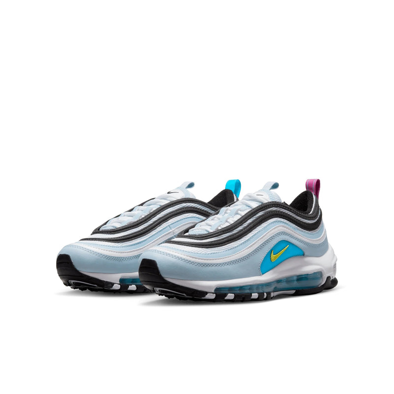 Big Kid's Air Max 97 Blue Whisper/Opti Yellow-White (921522 408)