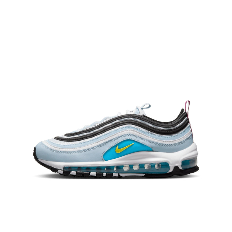 Big Kid's Air Max 97 Blue Whisper/Opti Yellow-White (921522 408)