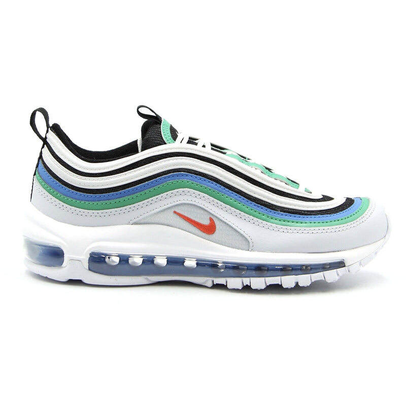 Big Kid's Air Max 97 Pure Platinum/Lt Crimson-Black (921522 031)
