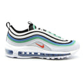 Big Kid's Air Max 97 Pure Platinum/Lt Crimson-Black (921522 031)