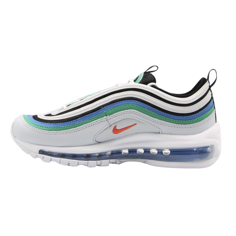 Big Kid's Air Max 97 Pure Platinum/Lt Crimson-Black (921522 031)