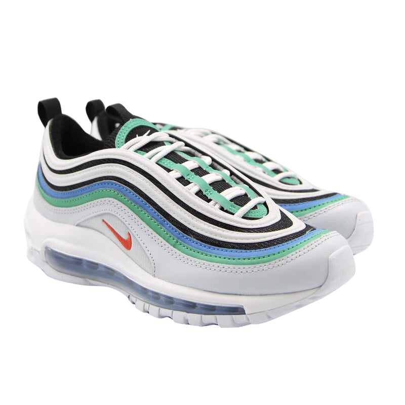 Big Kid's Air Max 97 Pure Platinum/Lt Crimson-Black (921522 031)