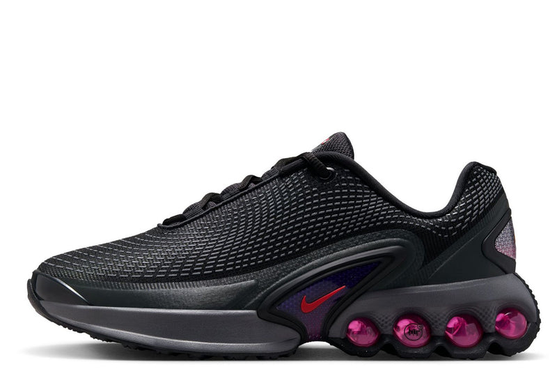 Big Kid's Air Max DN Black/Lt Crimson-Dk Smoke Grey (FB8987 008)