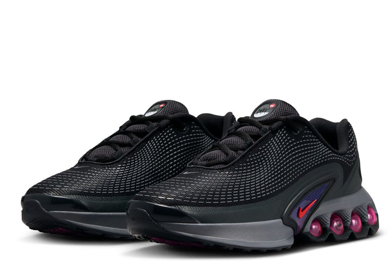 Big Kid's Air Max DN Black/Lt Crimson-Dk Smoke Grey (FB8987 008)