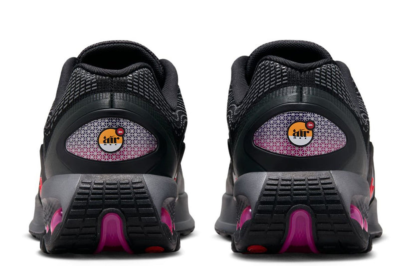 Big Kid's Air Max DN Black/Lt Crimson-Dk Smoke Grey (FB8987 008)