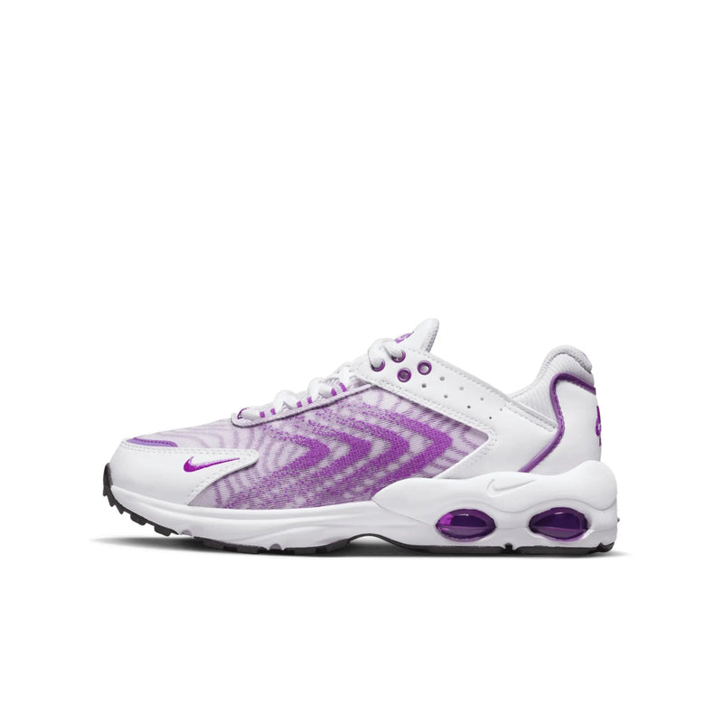 Big Kid's Air Max TW White/Vivid Purple (DQ0296 101)