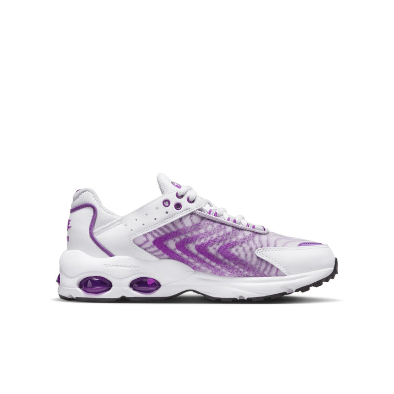 Big Kid's Air Max TW White/Vivid Purple (DQ0296 101)
