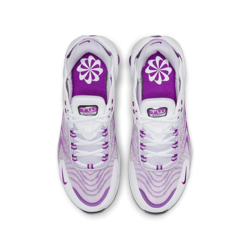 Big Kid's Air Max TW White/Vivid Purple (DQ0296 101)