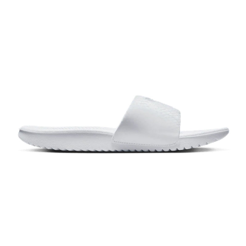 Big Kid's and Little Kid's Kobe Kawa Slide White/White (IF2871 100)