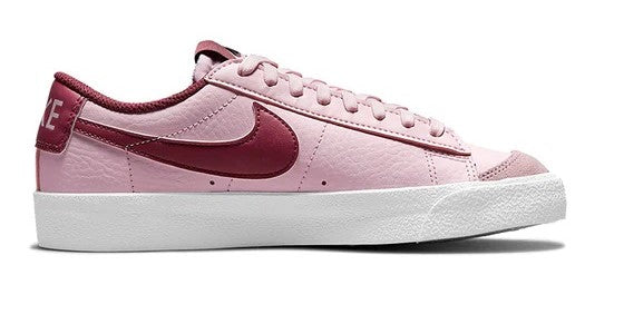 Big Kid's Blazer Low '77 Pink Foam/Dark Beetroot-White (DA4074 600)