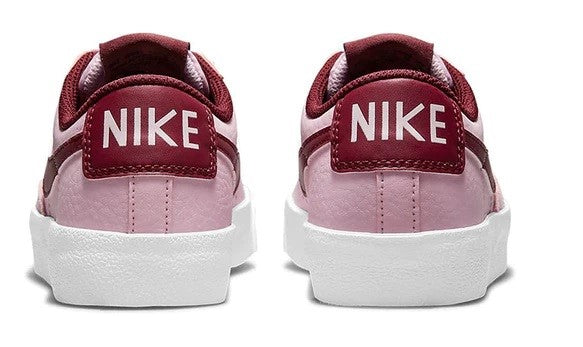 Big Kid's Blazer Low '77 Pink Foam/Dark Beetroot-White (DA4074 600)
