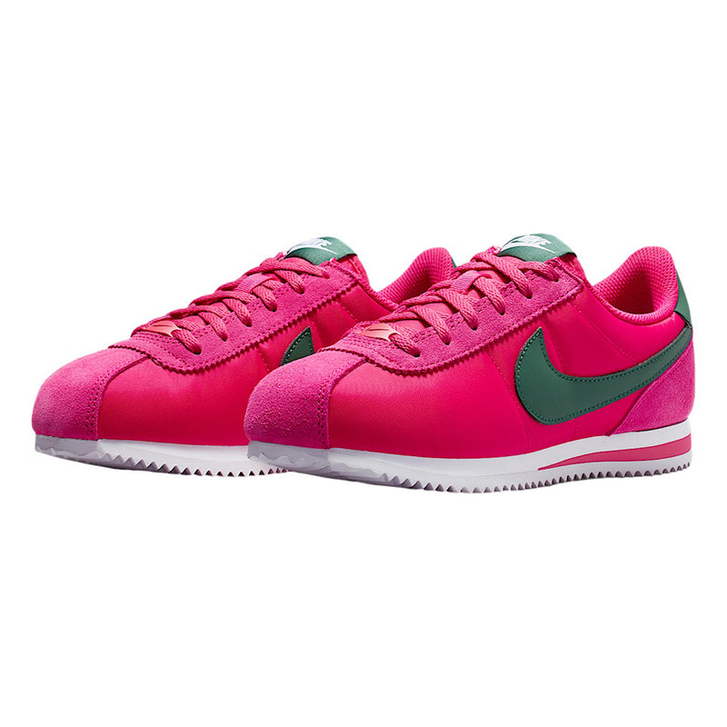 Big Kid's Cortez TXT Rush Pink/Fir-White (IH7654 600)