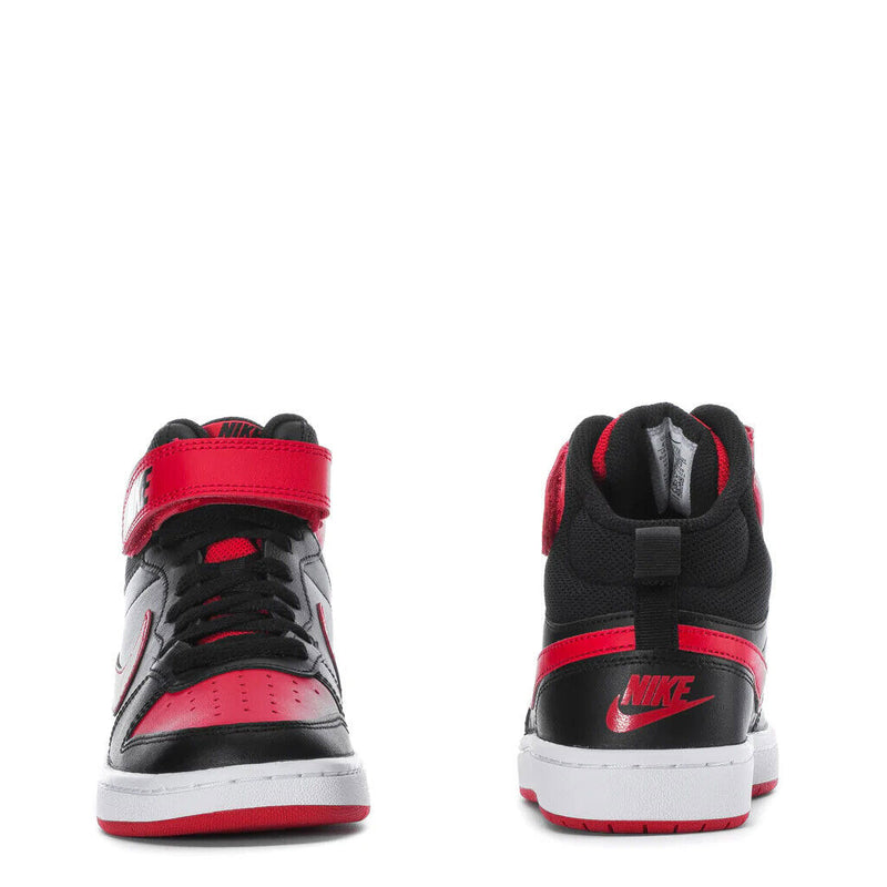 Big Kid's Court Borough Mid 2 Black/University Red-Wht (CD7782 003)