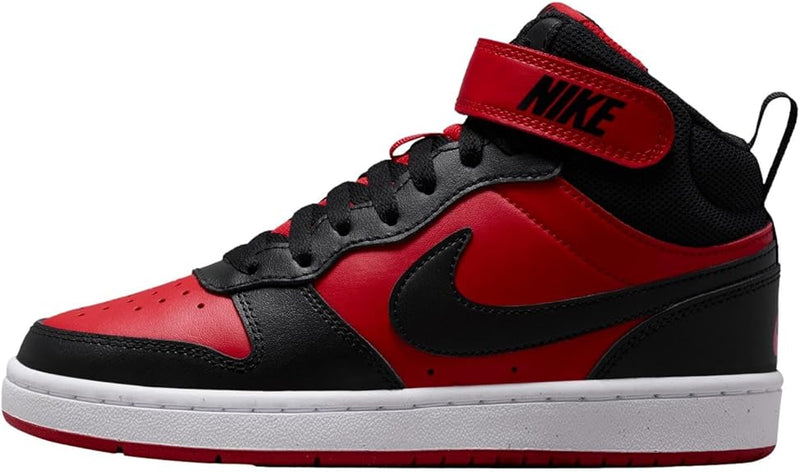 Big Kid's Court Borough Mid 2 University Red/Blk-White (CD7782 602)
