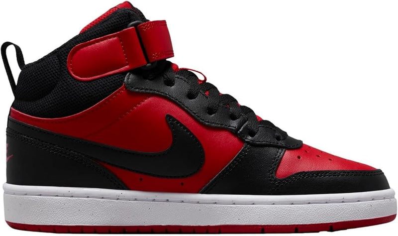 Big Kid's Court Borough Mid 2 University Red/Blk-White (CD7782 602)