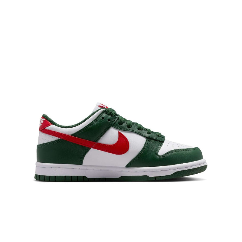 Big Kid's Dunk Low BG FIR/University Red-White (IO7453 323)
