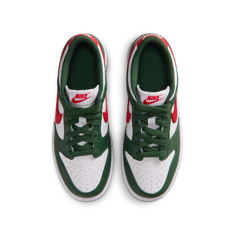 Big Kid's Dunk Low BG FIR/University Red-White (IO7453 323)