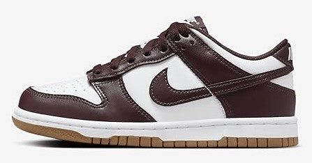 Big Kid's Dunk Low BG White/Burgundy Crush (HJ9282 100)