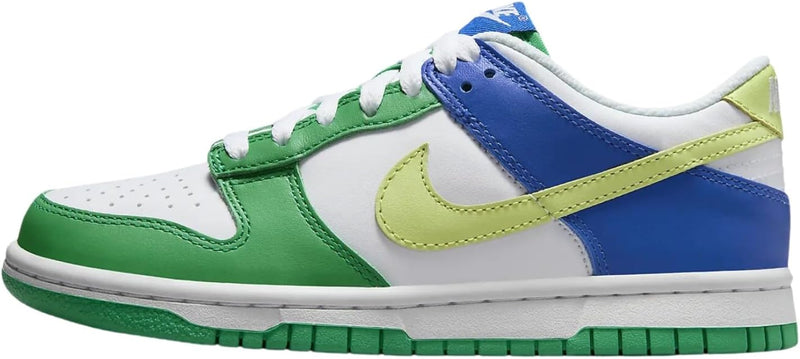 Big Kid's Dunk Low BG White/Lt Lemon Twist (FN6973 100)