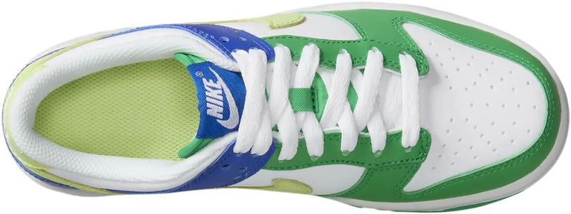 Big Kid's Dunk Low BG White/Lt Lemon Twist (FN6973 100)