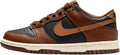 Big Kid's Dunk Low Black/British Tan-Cacao Wow (FB9109 006)