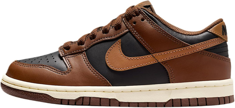 Big Kid's Dunk Low Black/British Tan-Cacao Wow (FB9109 006)