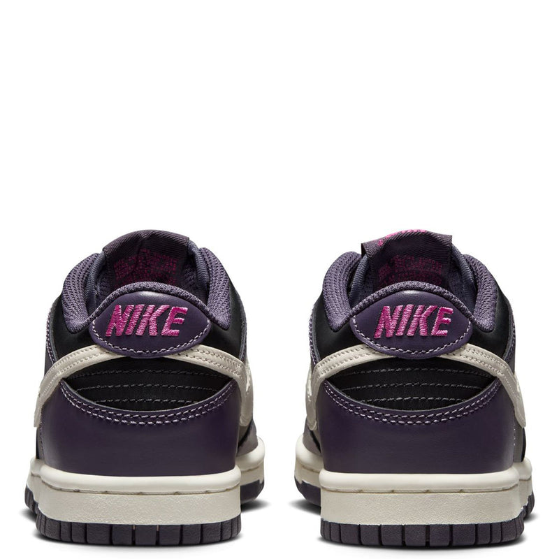 Big Kid's Dunk Low Black/Pale Ivory-Dark Raisin (FB9109 003)