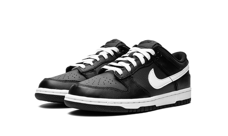 Big Kid's Dunk Low Black/White-Black-White (FD1232 001)